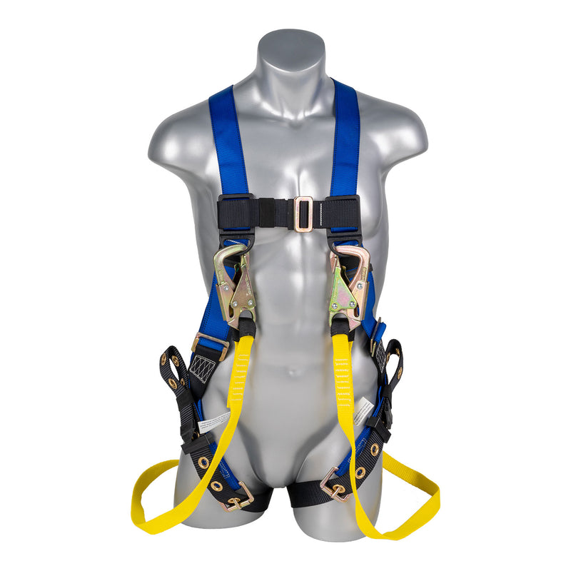 Blue Top, Black Heavy Duty Bottom with 5 point adjustment, Tie Back hooks. SKU H21210003123