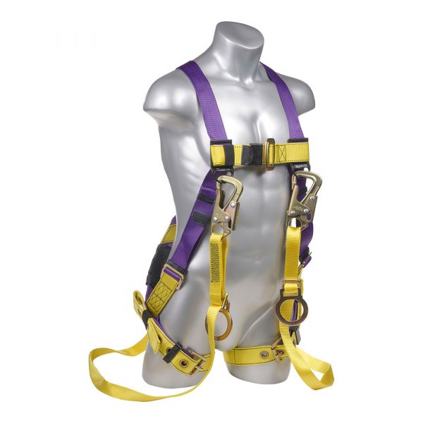 Purple Top, Yellow Heavy Duty Bottom with 5 point adjustment. Tie Back hooks. SKU H21210007223