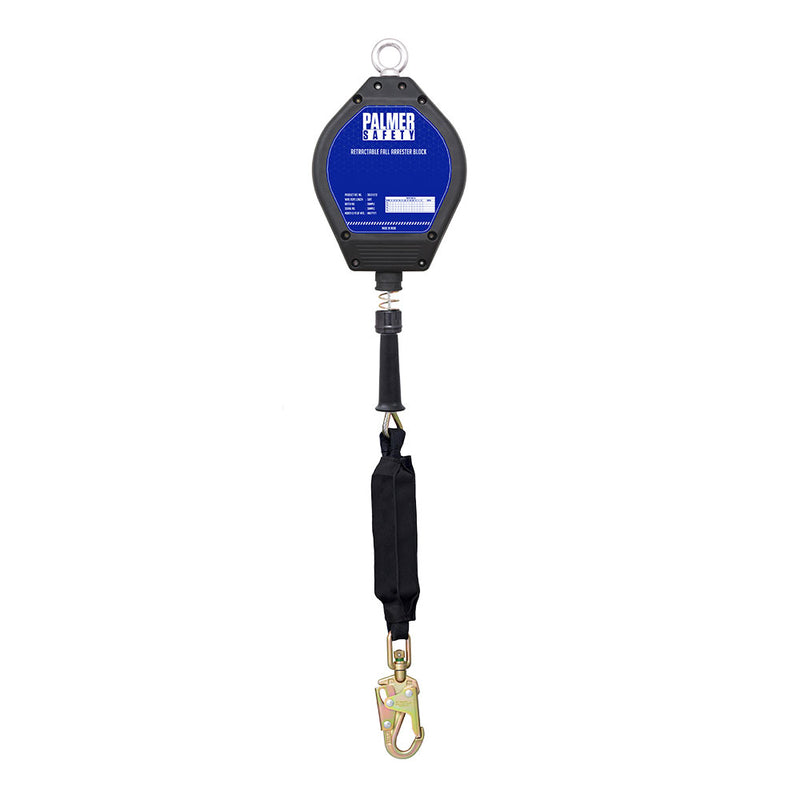 50 ft. Leading edge Retractable galvanized cable, ¾" load indicator hook. SKU SRL1111212