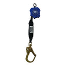 8ft. Retractable web, plastic housing, double locking 2¼" indicator hook, ½" carabiner included. SKU SRL221321