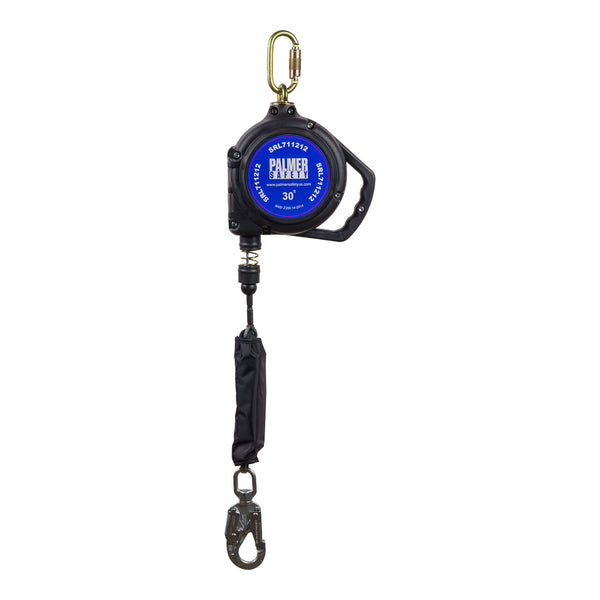 33 ft. Leading edge Retractable galvanized cable, ¾" load indicator hook. SKU RL711212
